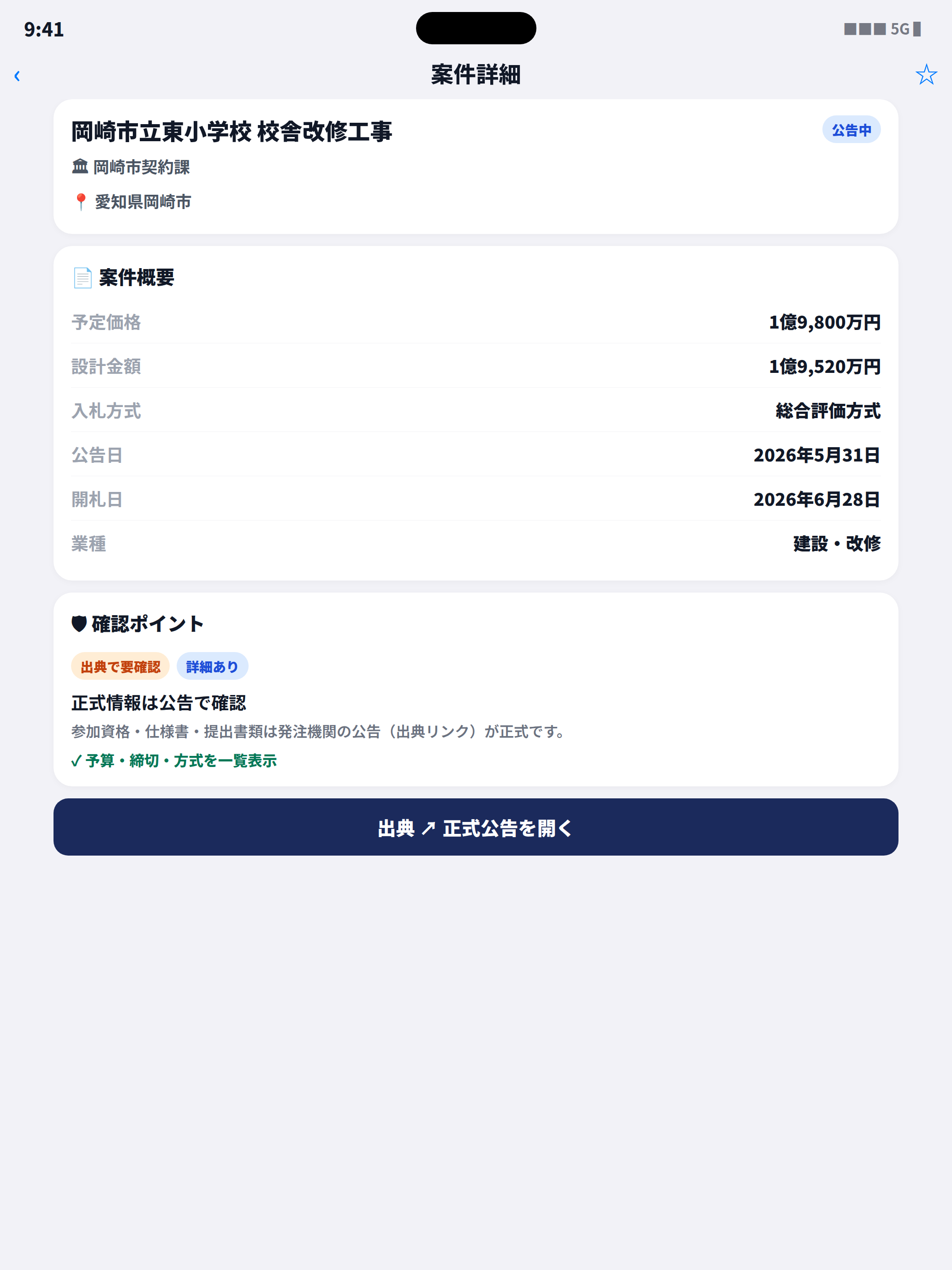 案件詳細と出典リンク
